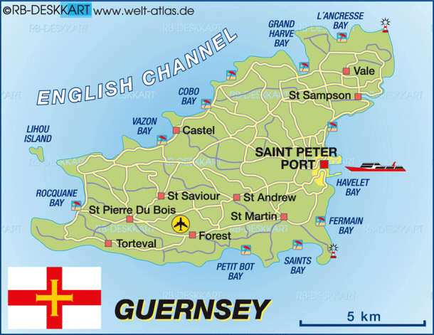 Guernsey map