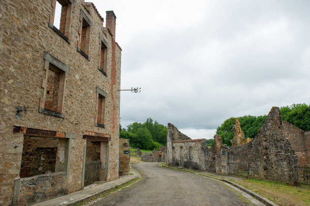Ruins of Oradour-sur-Glane, France
