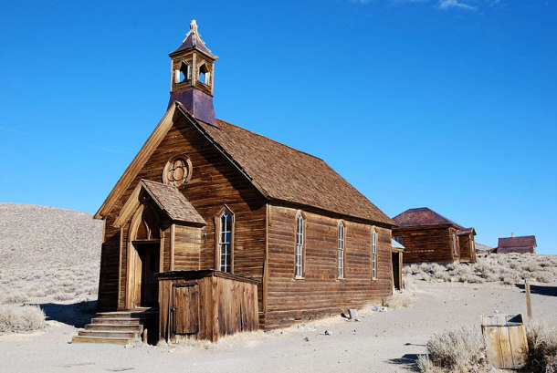 Abandoned Church in Bodie, California