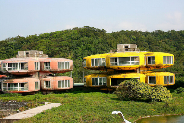 UFO Style Housing in San Zhi, Taiwan