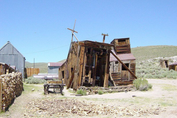 Sawmill in the Abandoned Mining Town of Bodie, California