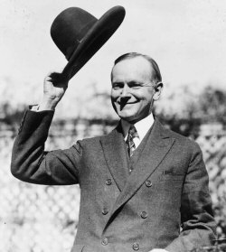 Goofy President Calvin Coolidge
