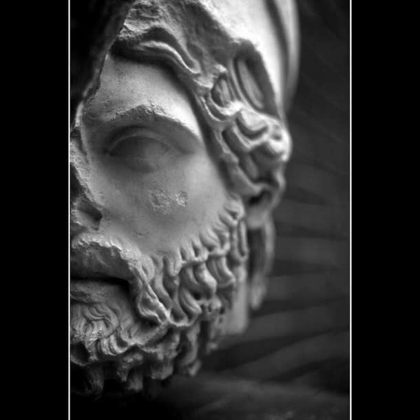 greek statue head by khrawlings, on Flickr comic protagonists