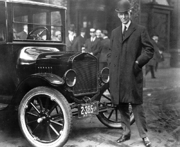 Henry Ford with Model T