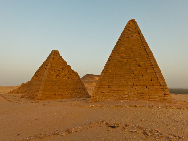 Karima Pyramids in Northern Sudan:
