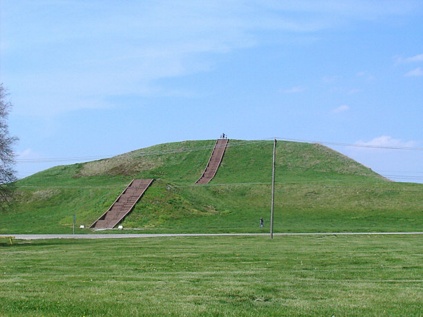 Monk's Mound is a Pre-Columbian Mississippian Culture Earthwork: