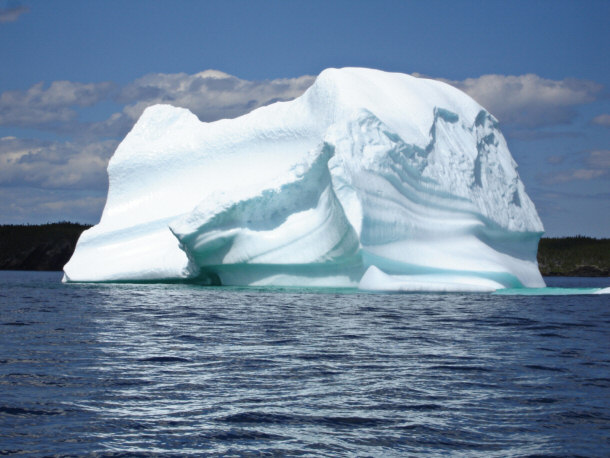 Iceberg Off of Newfoundland