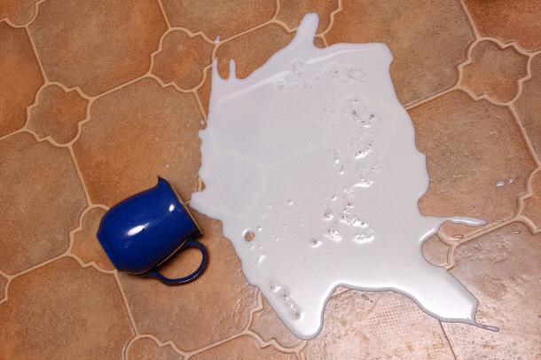 spilt milk