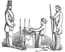 Masonic initiation ritual