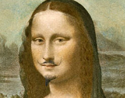 Mona Lisa Mustache by Marcel Duchamp