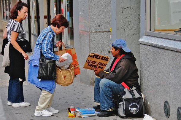 Karl Kemp, who owned an upscale antiques store in Manhattan, tried to sue four homeless individuals because they frequently gathered near the front of his store.