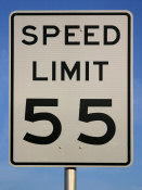 speed limit sign