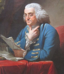 Benjamin Franklin and stove