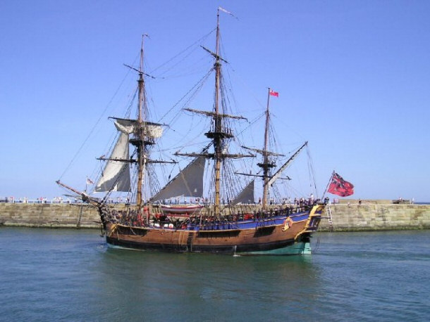 The Australians Built a Replica of Captain James Cook's Endeavour