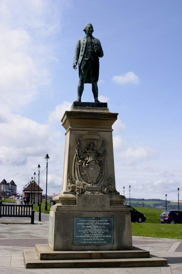Captain Cook Memorial in Whitby,  North Yorkshire