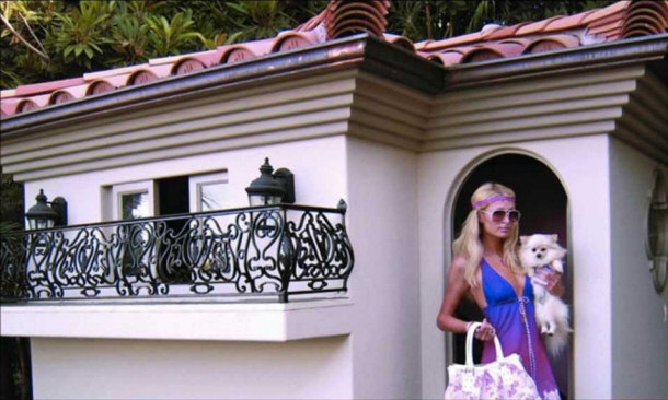 paris hilton dog mansion