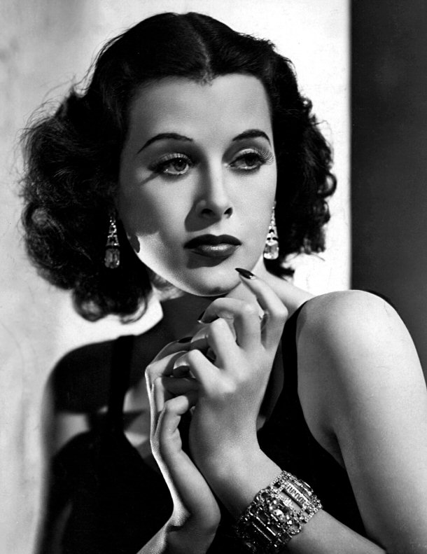 Actress, Hedy Lamarr, was a superstar in the 1930s and 1940s. 