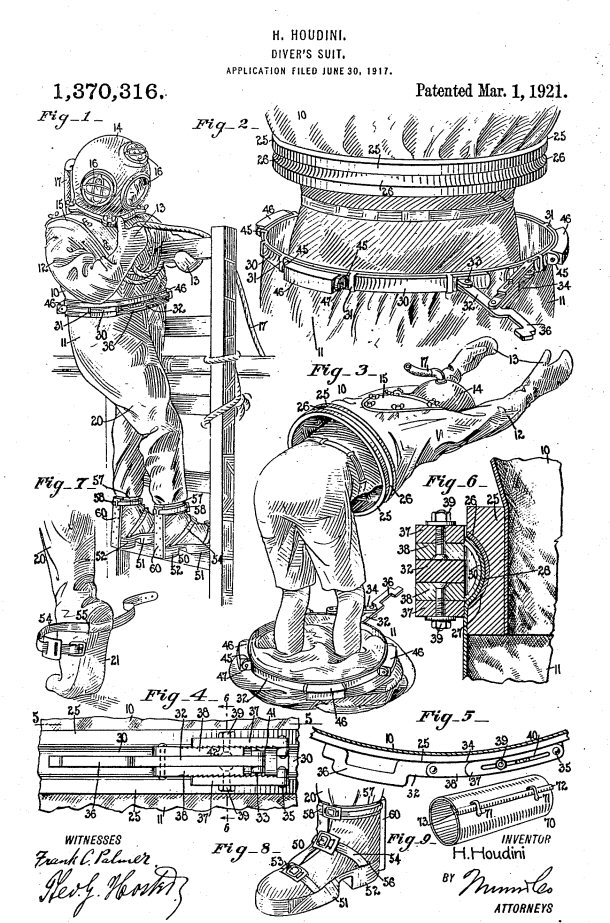 Harry Houdini's Diving Suit Patient