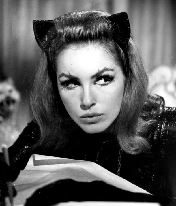 Actress Julie Newmar is best known for her role as Catwoman in the Batman television series (1966  1968). At some point in her career, she was inspired to create a piece of clothing, a special pair of pantyhose that adjusted and enhanced the appearance of woman's backside.