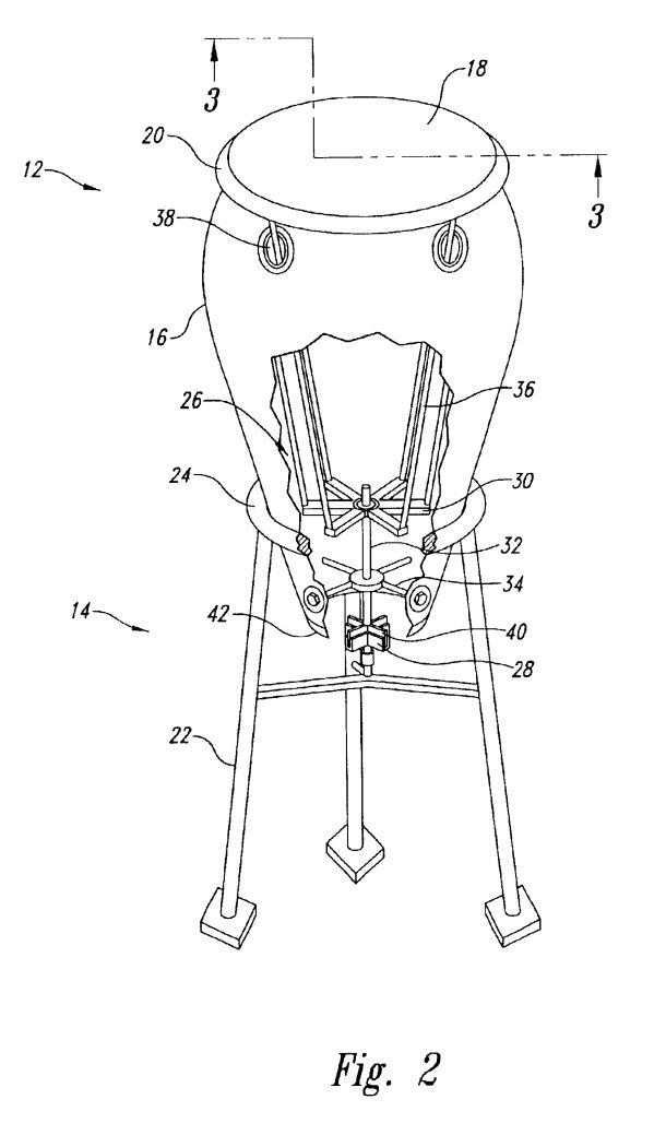 In 2002, Marlon Brando had a device patented that stretches a drum's skin when it starts to wane in tension.