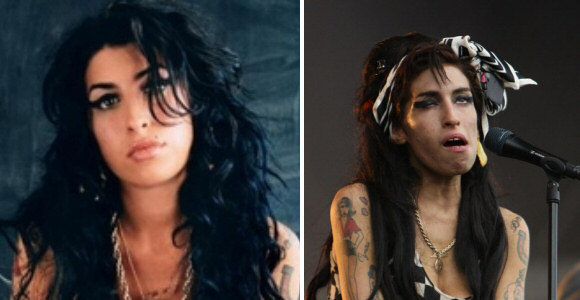 Amy Winehouse Before and After