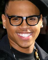 Chris Brown with Glasses