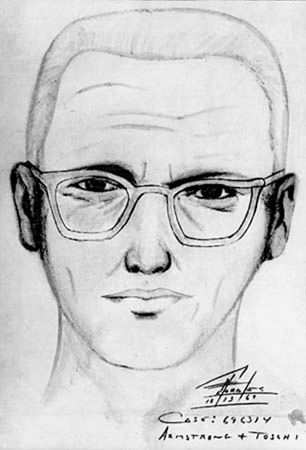 Police Composite Sketch of The Zodiac Killer