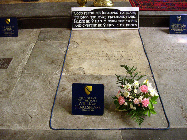 William Shakespeare's Grave