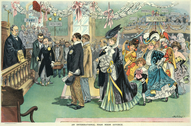 Divorce Proceedings of Anna Gould (American heiress and socialite) and the French nobleman Boni de Castellane who Sought Annulment from the Vatican, 1906