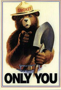Smokey the bear Mascot