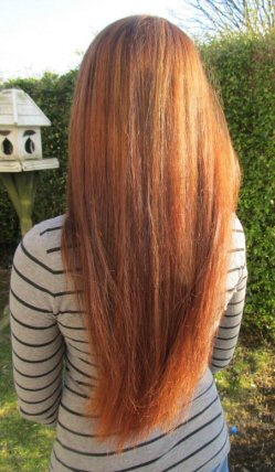 Long Red Flowing Hair