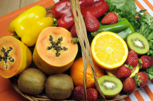 Main sources of vitamin C