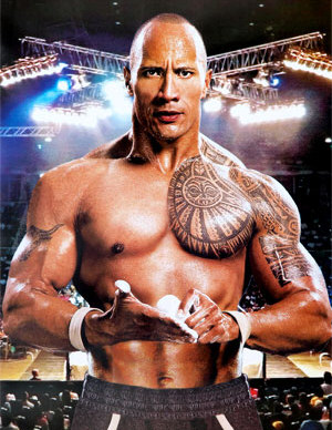 Dwayne Johnson's Tribal Tattoo