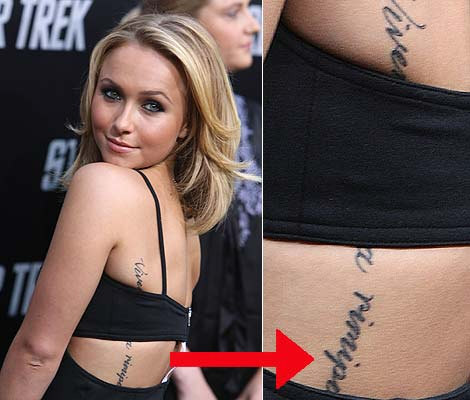 Hayden Panettiere's Tattoo