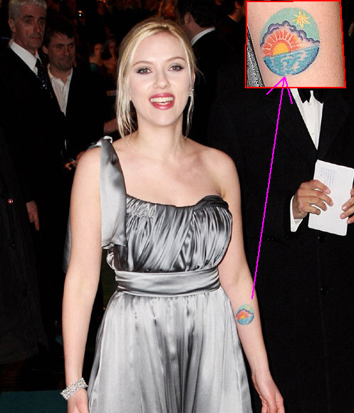 Scarlett Johansson's Sunshine Tattoo