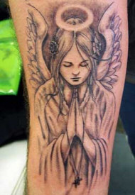 Angel Tattoo on arm