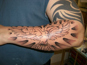 Dove Tattoo on arm