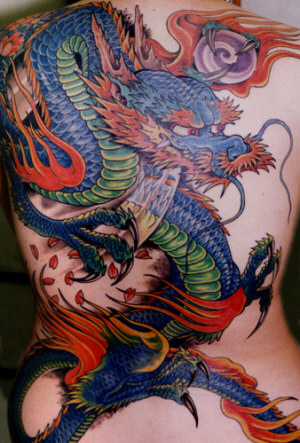 Dragon Tattoo on back