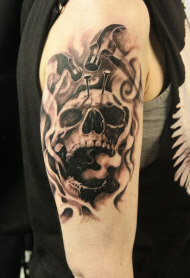 Skull Tattoo on arm
