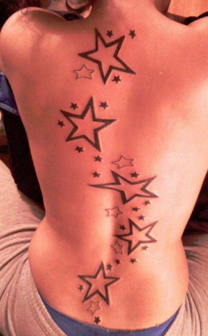 Star Tattoo on back