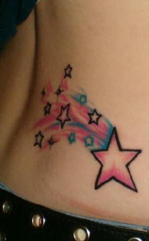 Star Tattoo on lower back