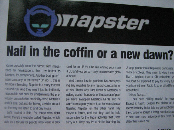 napster press release