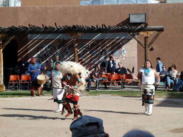 Dancers by jimcintosh, on Flickr The liveliest displays are the demonstrations of ceremonial pueblo dances, which are held in the museum's central courtyard.