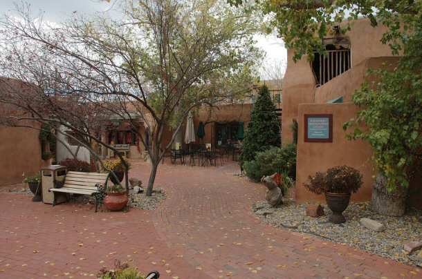 Albuquerque's Old Town, as the original section of the city is called, is an area that is has adobe architecture, small shops, restaurants, art galleries, quaint small streets and the wide Old Town Plaza.