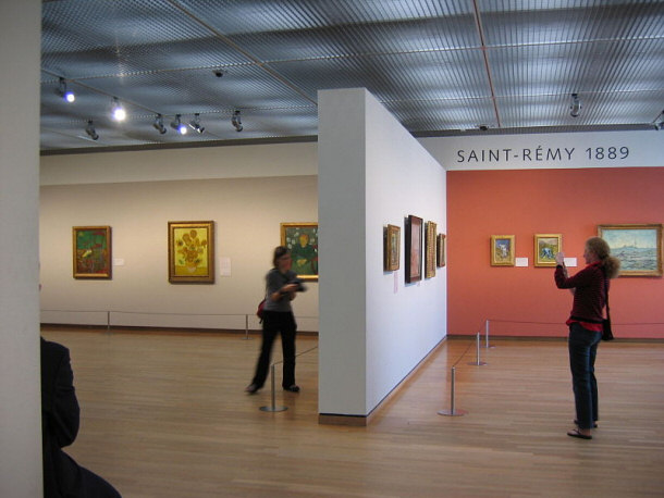 Interior of Vincent Van Gogh Museum