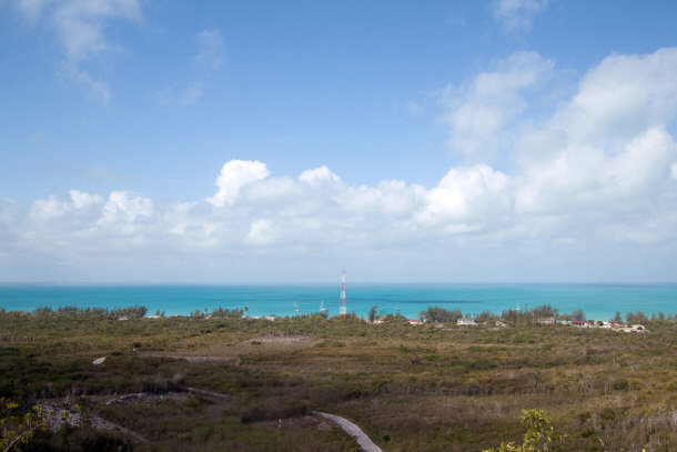 View of Caribbean from Top of Mount Alvernia