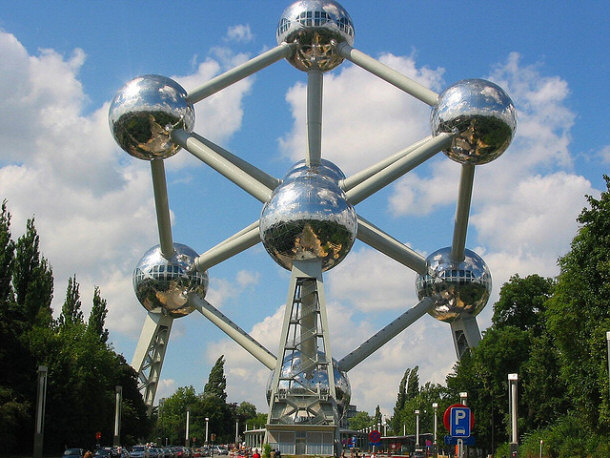 The Atomium, Heysel, Belgium by Mike Cattell, on Flickr Atomium