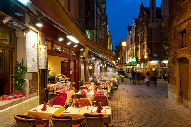 cafe in belgium