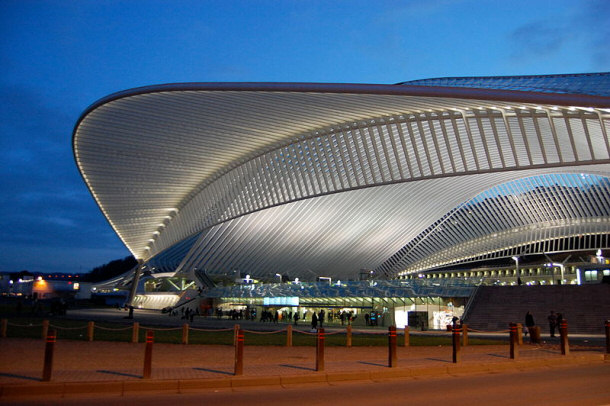 The Liege-Guillemins Rail Station