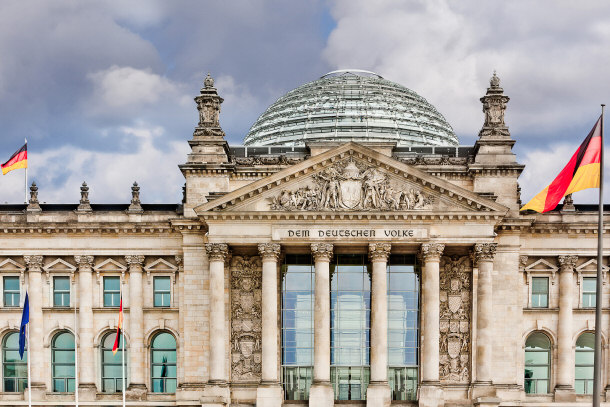 Reichstag building Berlin Germany